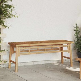 vidaXL Banco Castanho 110 x 38 x 45 cm Bambu