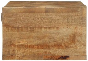 Armário de TV para parede 100x30x19 cm mangueira áspera maciça