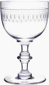 Cálices de vinho em cristal artesanal Ovals, conjunto de 4