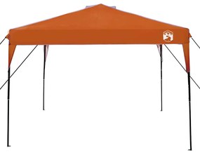 Tenda de Toldo Laranja 300 x 300 x 227 / 236 / 245 cm Tecido Oxford