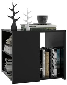 Mesa de apoio 50x50x45 cm derivados de madeira preto