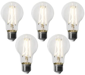 Conjunto de 5 Lâmpadas LED E27 Reguláveis A60 6W 500LM 3000K