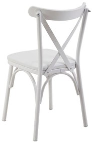 Conjunto de Mesa e Cadeiras Oliver – Branco – Mesa: 120x75x75 cm, Cade