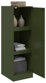 Aparador 34,5x39x107 cm aço verde azeitona