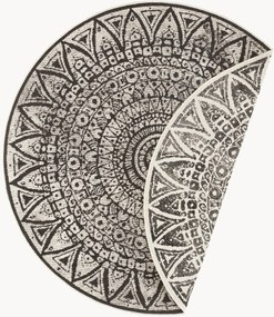 Tapete redondo reversível para interior e exterior Lilja