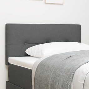 Cabeceira vidaXL Cinza escuro Madeira 90 cm Design Estiloso