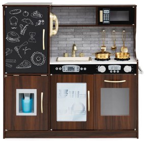 Cozinha de faz de conta para meninos e meninas de 3 a 6 anos - Rosa