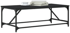 Mesa de centro 100x50x35 cm derivados de madeira preto