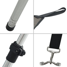 Extensão de toldo em T 170x170x(115-183) cm antracite