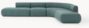 Sofá de canto modular XL em bouclé Sofia