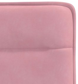 Cadeiras de jantar 6 pcs veludo rosa