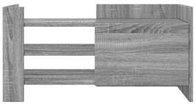 Móvel de TV 80x35x40 cm derivados de madeira cinzento sonoma