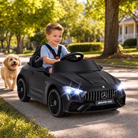 Carro Elétrico Infantil 2 a 5 anos até 25 kg, 99 x 54 x 43 cm, Comando à Distância, Preto