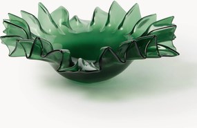 Taça decorativa em vidro artesanal Rumy