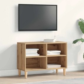 vidaXL Armário para TV Carvalho Artesanal 69.5x30x50 cm Madeira de Engenharia