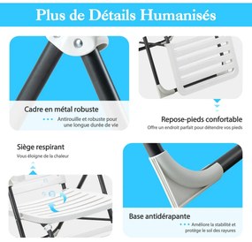 Conjunto de 4 peças para conversação ao ar livre com almofadas para encosto e cintura - cinza