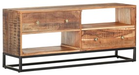 vidaXL Móvel de TV 120x30x50 cm madeira de acácia áspera