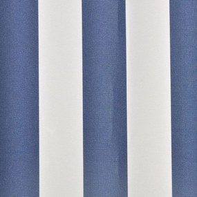 Lona para toldo azul e branco 500x300 cm