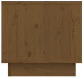 Mesas de cabeceira 2 pcs 35x34x32 cm pinho maciço castanho mel