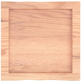 Tampo de mesa com bordas vivas carvalho tratado castanho-claro