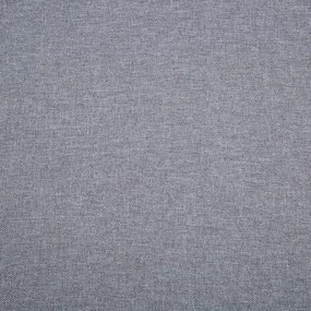 Sofá de 3 lugares estofos de tecido 172x70x82 cm cinzento claro