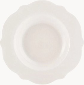 Pratos de sopa em porcelana Blanc, conjunto de 6