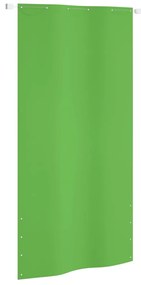 vidaXL Tela de varanda 120x240 cm tecido oxford verde-claro