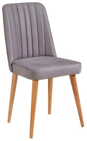 Conjunto de Mesa e Cadeiras Costa – Pinheiro Atlântico Cinza – Mesa: 1