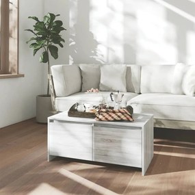 Mesa de centro 90x50x41,5 cm derivados madeira cinzento sonoma