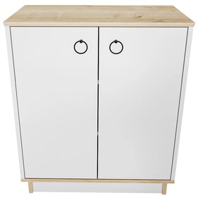 Console Nuanse – Branco Carvalho – 72x83,1x42 cm