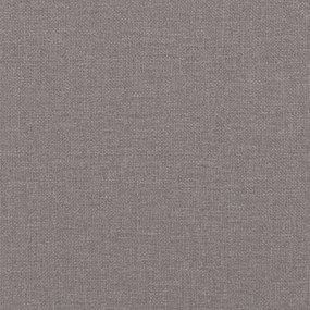 Poltrona tecido 60 cm cinzento-acastanhado