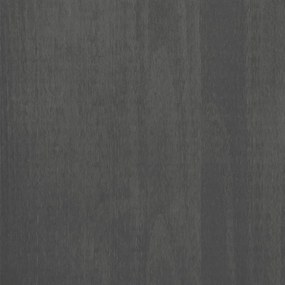 Topo p/ armário alto HAMAR 85x35x100 pinho maciço cinza-escuro