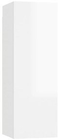 10 pcs conjunto de móveis de TV derivados de madeira branco