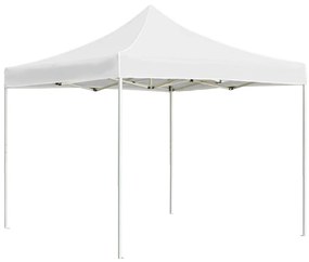vidaXL Tenda dobrável profissional para festas alumínio 3x3m branco