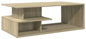 Mesa de centro 102x55x35 madeira processada carvalho sonoma