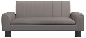 Cama para cães 70x45x30 cm tecido cinzento-acastanhado