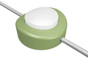 Interruptor de pé unipolar em linha Creative Switch verde suave