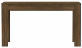 Mesa jantar 140x74,5x76 cm derivados madeira carvalho castanho