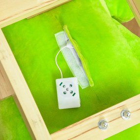 Cavalo de balanço para crianças acima de 18 meses de madeira com rodas