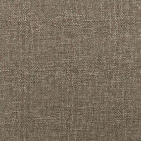 Cama box spring colchão/LED 120x190cm tecido cinza-acastanhado