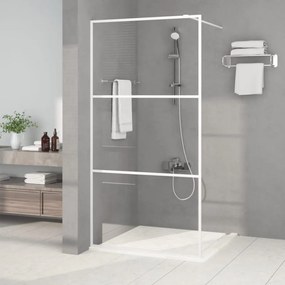 vidaXL Divisória de chuveiro prateado 100x195cm vidro ESG transparente