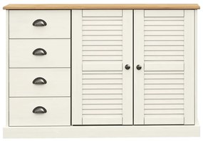 Aparador com gavetas VIGO 113x40x75 cm pinho maciço branco