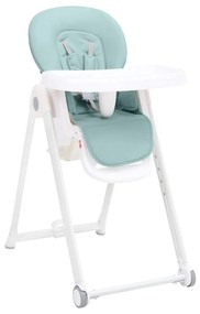 Cadeira de refeição infantil alumínio turquesa