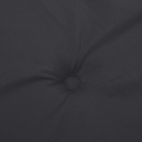 Almofadões p/ cadeiras jardim 6 pcs 40x40x4 cm oxford preto