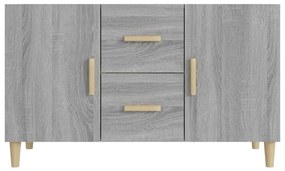 Aparador 100x36x60 cm derivados de madeira cinzento sonoma