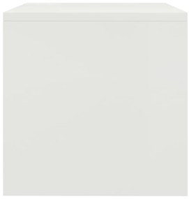 Mesa-de-cabeceira 40x30x30 cm aglomerado branco