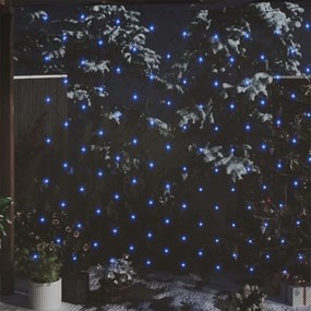 vidaXL Rede luzes de natal 4x4 m 544 luzes LED int/ext azul