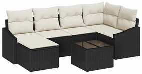 Conjunto de Jantar para Jardim com 6 Peças e Almofadas em Rattan Sinté