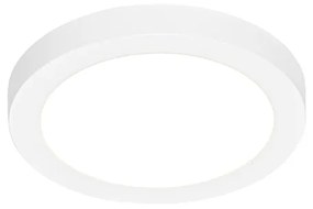 Spot embutido ou saliente branco 18 cm incl. LED 3 passos dim para aquecer - Trans Moderno