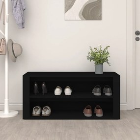 Sapateira 100x35x45 cm derivados de madeira preto